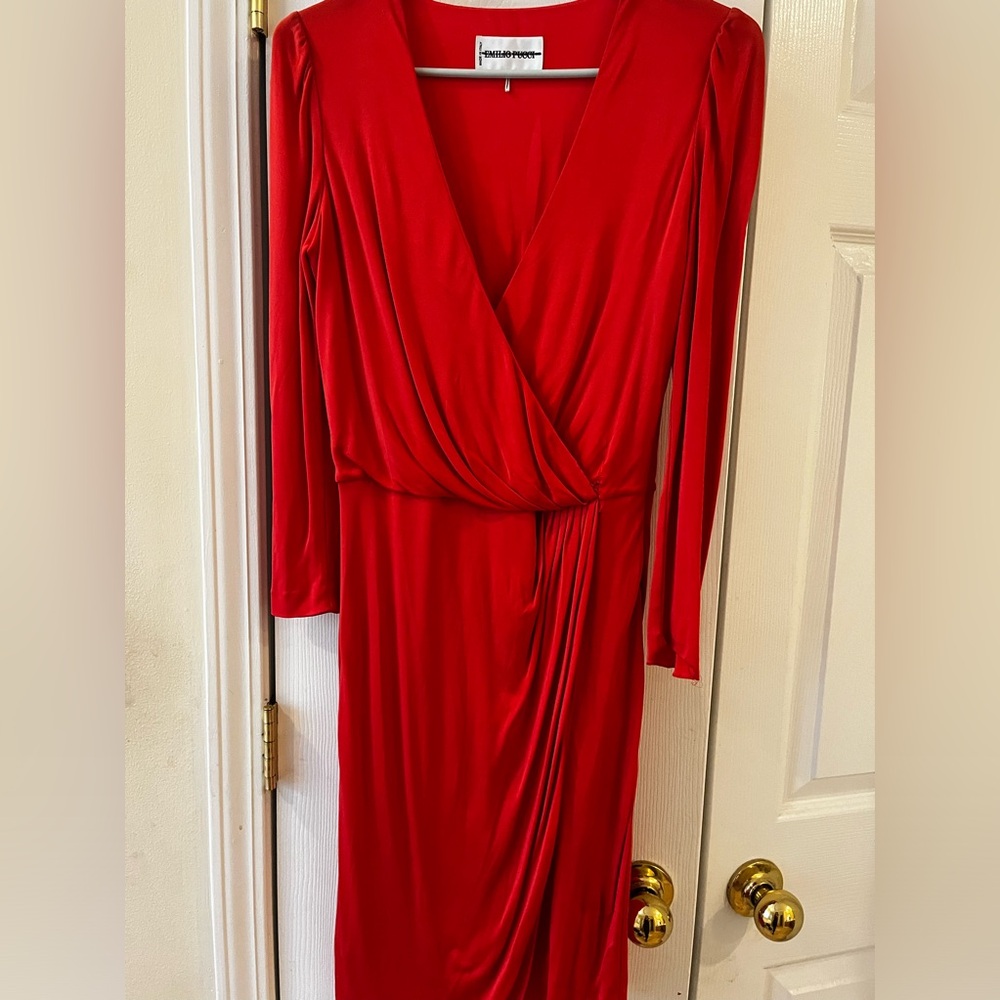 Emilio Pucci ruched dress 6 42